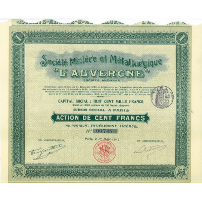Société Minière et Métallurgique "L'Auvergne"