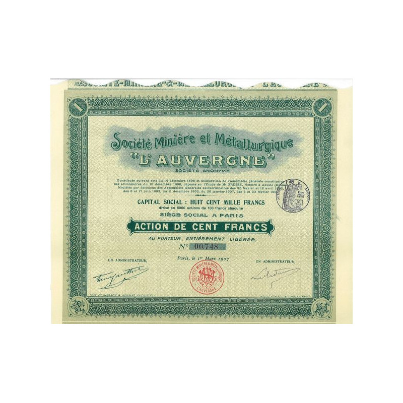 Société Minière et Métallurgique "L'Auvergne"