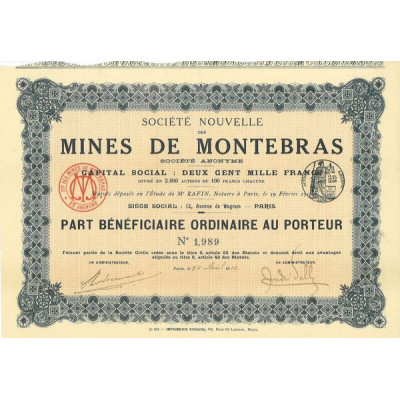Société Nouvelle des Mines de Montebras