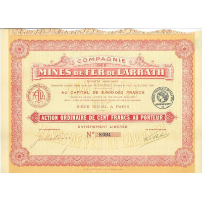 Compagnie des Mines de Fer de Larrath