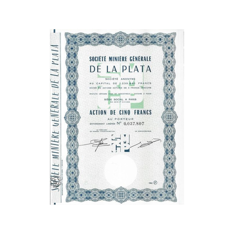 Société Minière Générale de la Plata