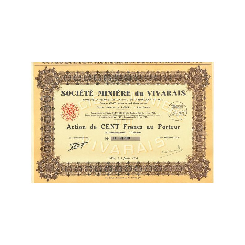 Société Minière du Vivarais