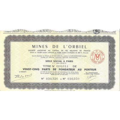 Mines de l'Orbiel (PF)