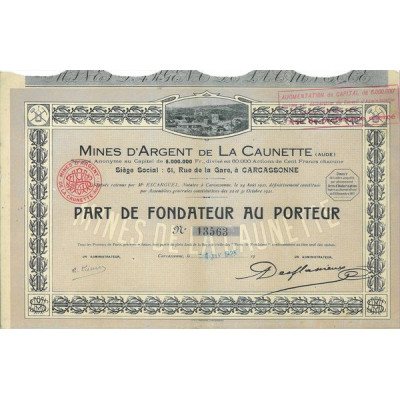 Mines d'Argent de la Caunette (PF)