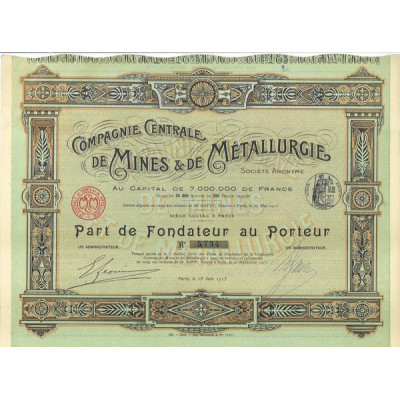 Compagnie Centrale de Mines & de Métallurgie (PF)