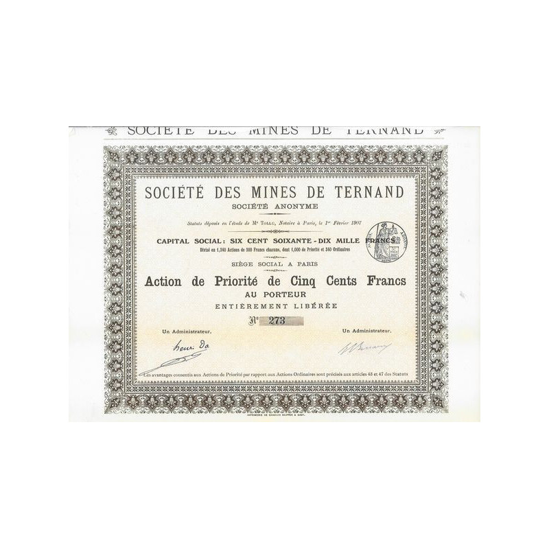 Société des Mines de Ternand