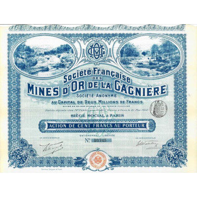 Société Française des Mines d'Or de la Gagnière