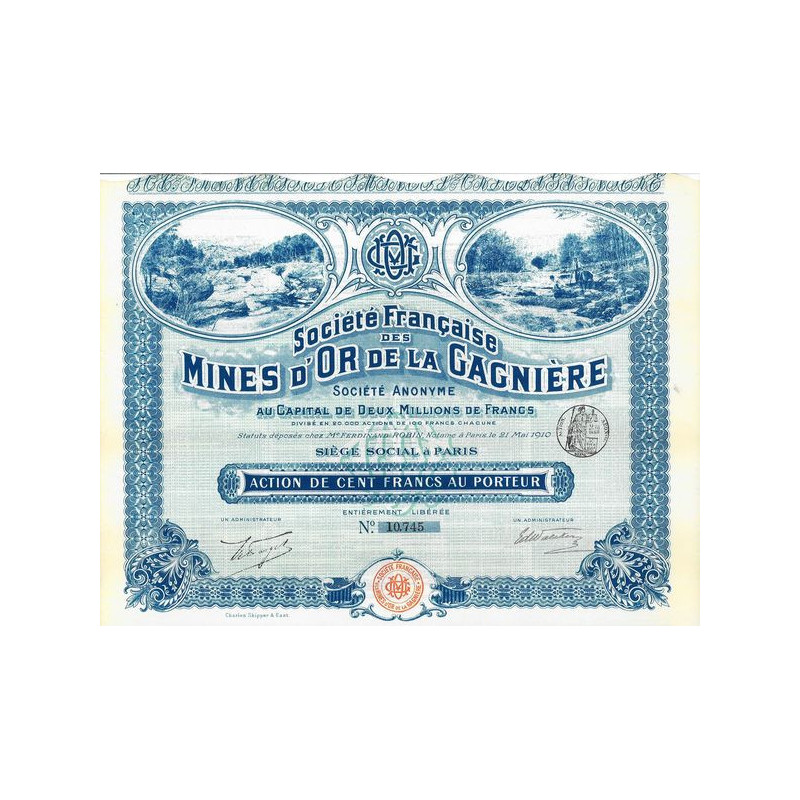 Société Française des Mines d'Or de la Gagnière
