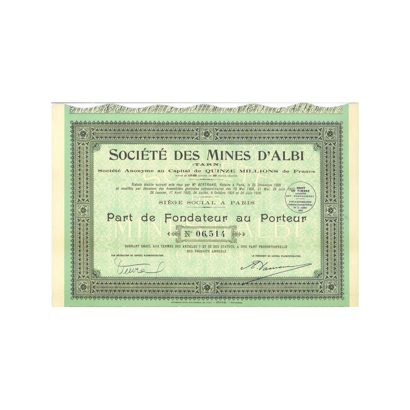 Société des Mines d'Albi