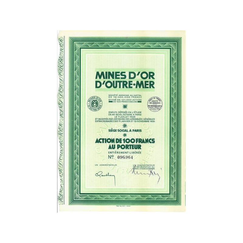 Mines d'Or d'Outre-Mer