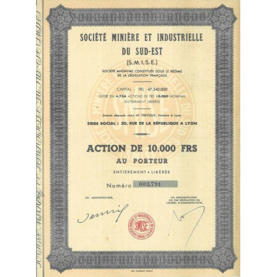 Société Minière et Industrielle du Sud-Est (S.M.I.S.E.)