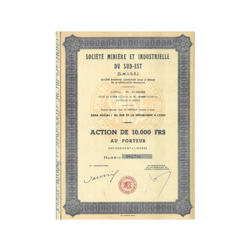 Société Minière et Industrielle du Sud-Est (S.M.I.S.E.)