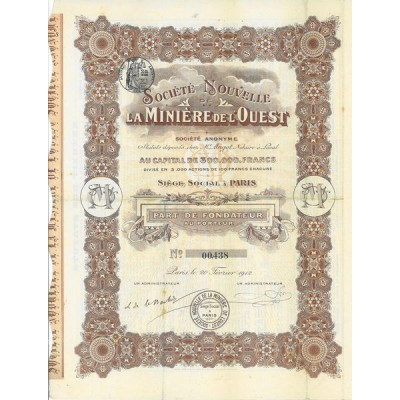 Société Nouvelle des La Minière de l'Ouest (PF)