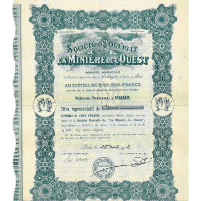 Société Nouvelle des La Minière de l'Ouest (Act)
