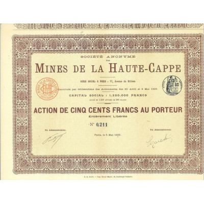 Société Anonyme des Mines de la Haute-Cappe