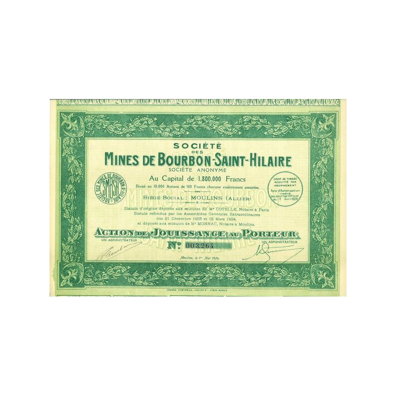 Société des Mines de Bourbon-Saint-Hilaire