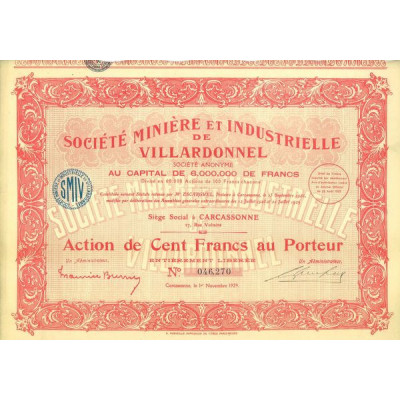 Société Minière et Industrielle de Villardonnel