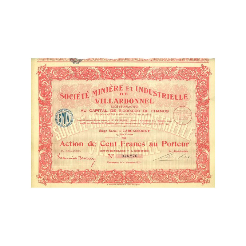 Société Minière et Industrielle de Villardonnel