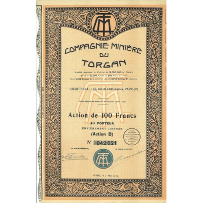 Compagnie Minière du Torgan (Act B)