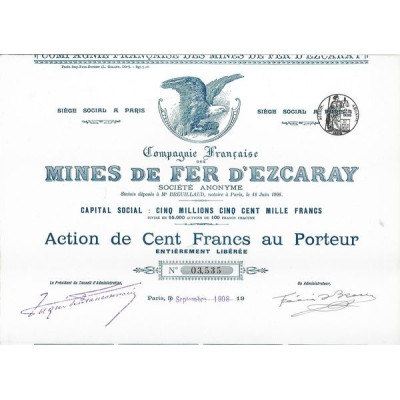 Compagnie Française des Mines de Fer d'Ezcaray