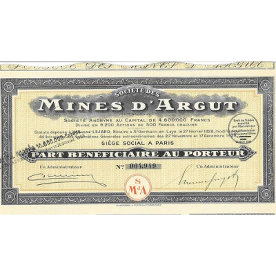 Société des Mines d'Argut
