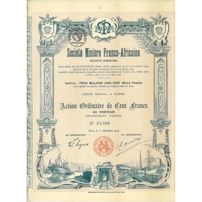 Société Minière Franco-Africaine (Act ordin)