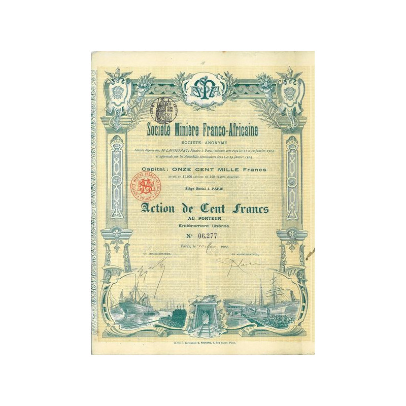 Société Minière Franco-Africaine (Act)