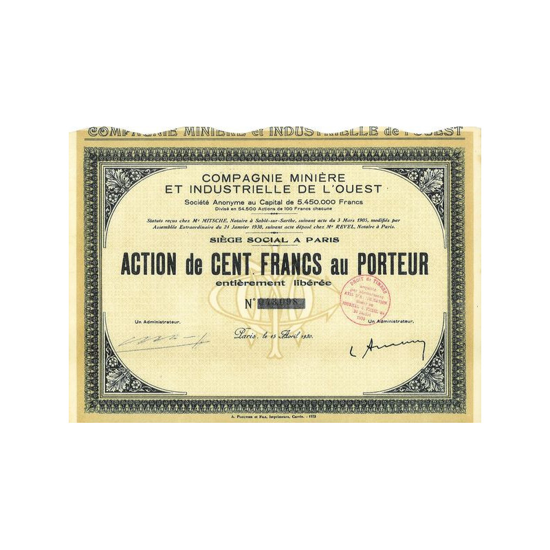 Compagnie Minière et Industrielle de l'Ouest