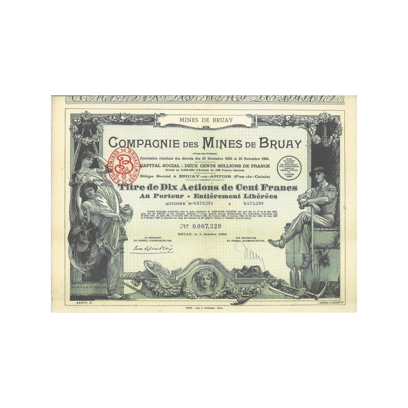 Compagnie des Mines de Bruay (10 Act)