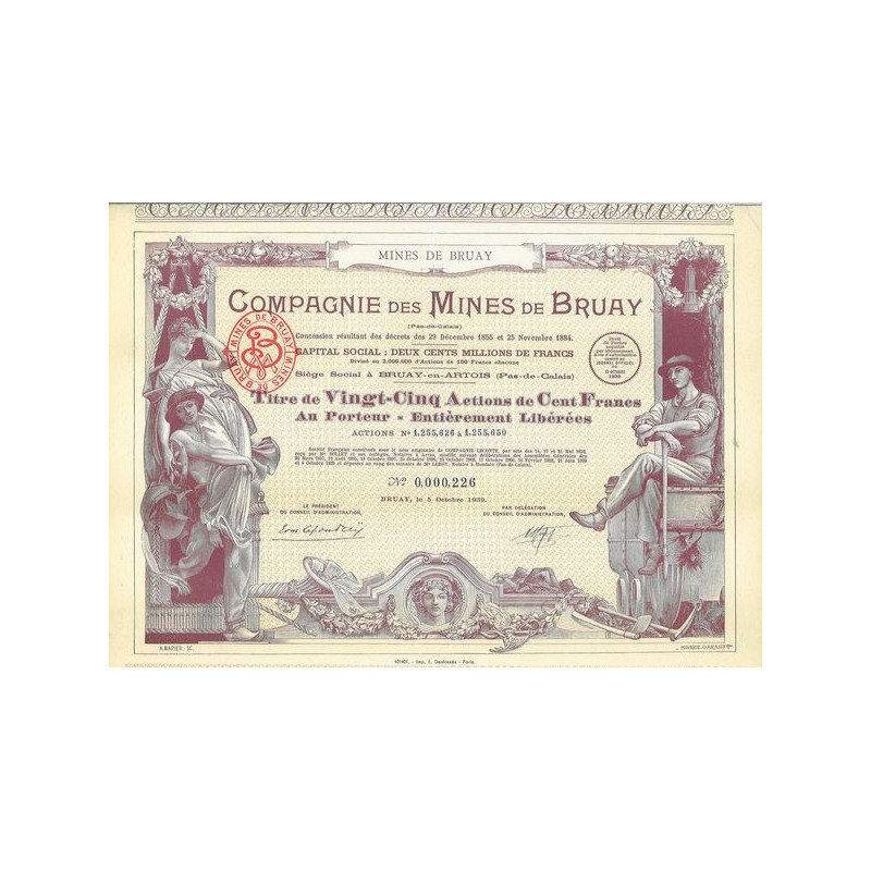 Compagnie des Mines de Bruay (25 Act)