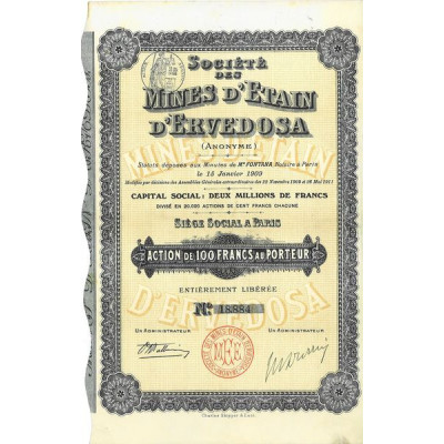 Sté des Mines d'Etain d'Ervedosa