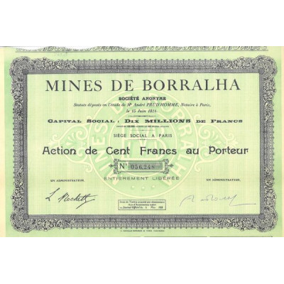 Mines de Borralha (Act 100 F)