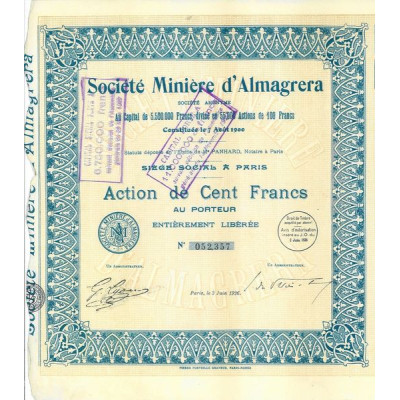 Sté Minière d'Almagrera