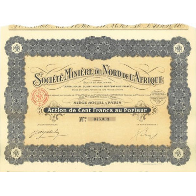 Sté Minière de l'Afrique du Nord (Act)