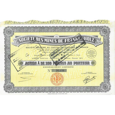 Sté des Mines de Frankenholz