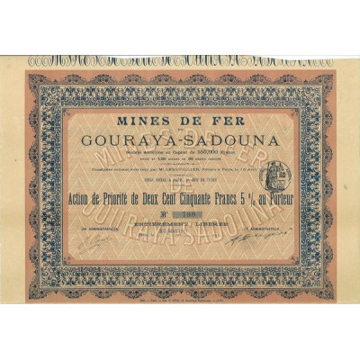 Mines de Fer de Gouraya-Sadouna