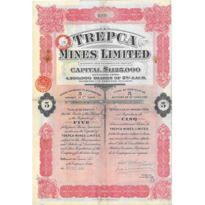 Trepca Mines Ltd (5 Act)