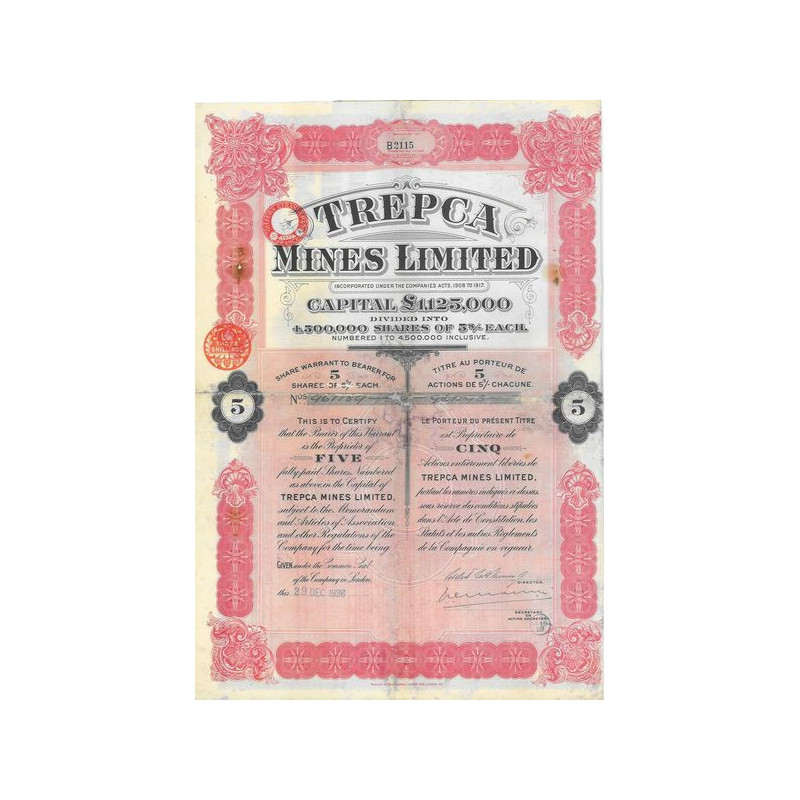 Trepca Mines Ltd (5 Act)
