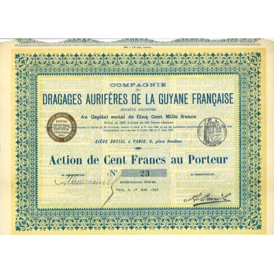 Cie des Dragages Aurifères de la Guyane Française
