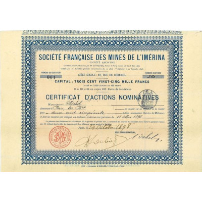 Sté Française des Mines de l'Imérina