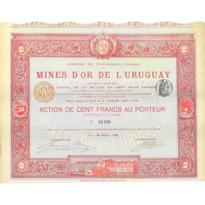 Cie des Ets Français des Mines d'Or de l'Uruguay (Act)