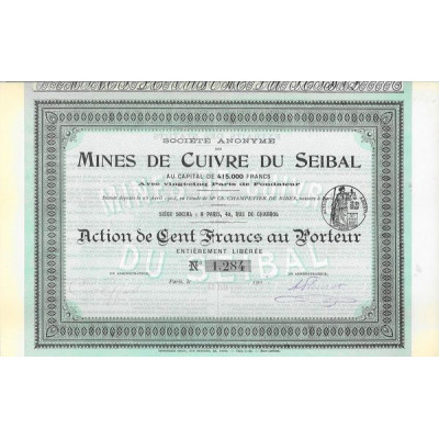 S.A. des Mines de Cuivre du Seibal