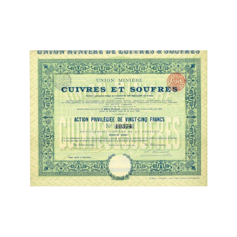 Union Minière de Cuivres et Soufres