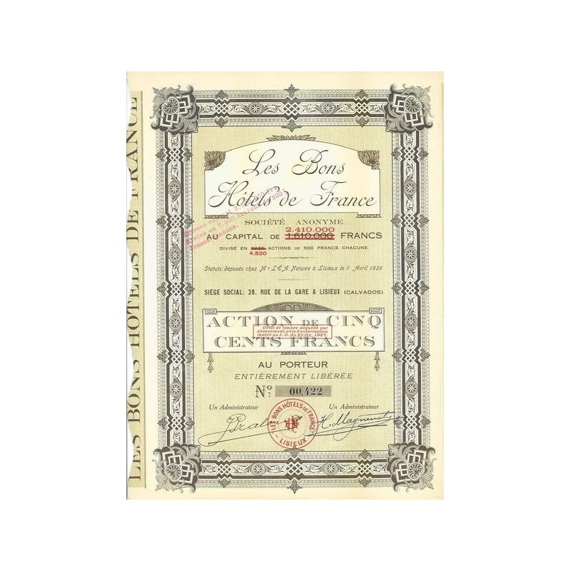 Les Bons Hôtels de France