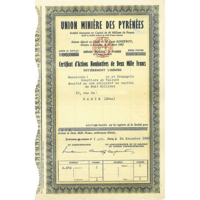 Union Minière des Pyrénées