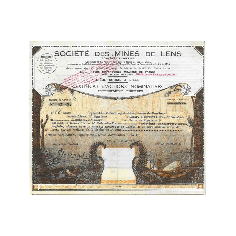 Sté des Mines de Lens