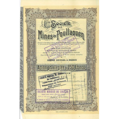 Sté des Mines de Poullaouen (Cogolin)