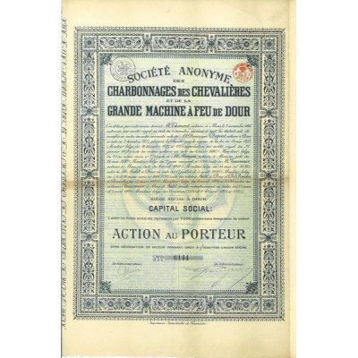 S.A. des Charbonnages des Chevalières et de la Grande Machine à Feu de Dour