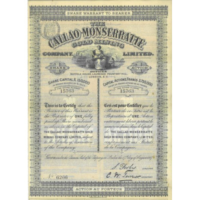 The Callao-Monserratte Gold Mining Cy Ltd