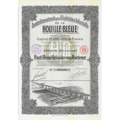 Sté Internationale pour l'Exploitation Industrielle de la Houille bleue (PB)